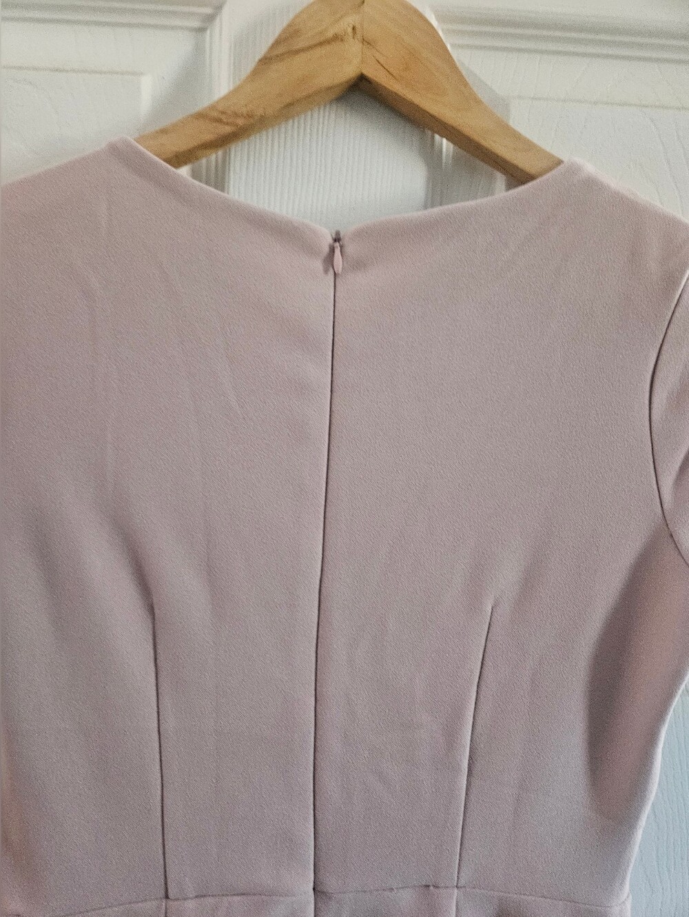 Enfocus Studio Dusty Pink Laser-Cut Tie-Sash Midi Dress - Picture 4 of 5